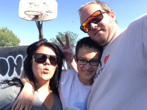 Myself, Jess, and my son